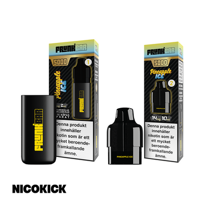 Frunk Bar 5000 Engångs Vape - Pineapple Ice