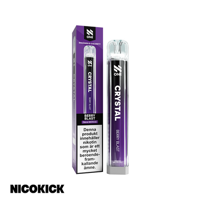 N One Crystal Engångs Vape - Berry Blast