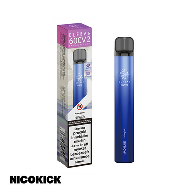 ElfBar V2 Engångs Vape - Mad Blue