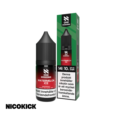 N One Salt - Watermelon Ice (10ml E-juice)