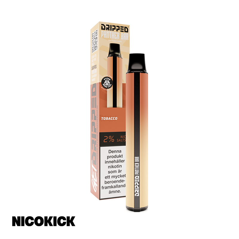 Panther Bar Engångs Vape - Tobacco