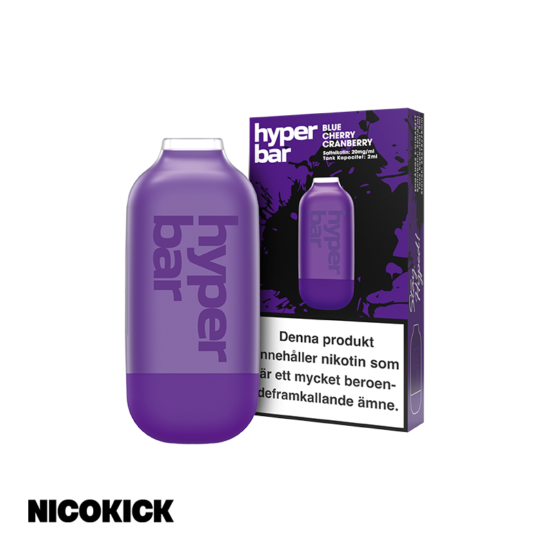 Hyper Bar Engångs Vape - Blue Cherry Cranberry