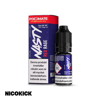 Nasty Salt - Red Rage (10ml E-juice)