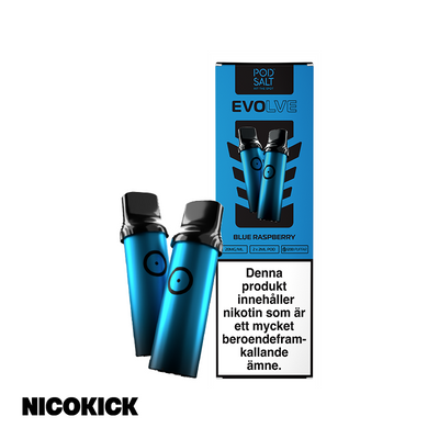 Evolve Pod - Blue Raspberry (2-Pack)
