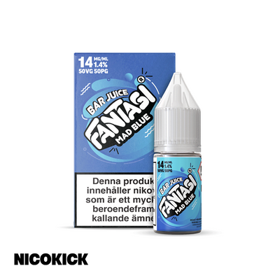 Fantasi Bar Salt - Mad Blue (10ml E-juice)