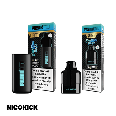 Frunk Bar 5000 Engångs Vape - Sour Blue Raspberry
