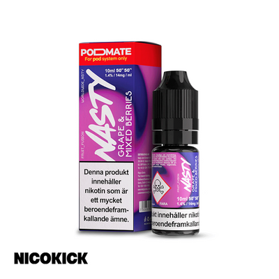 Nasty Salt - Grape Mix Berries (10ml E-juice)