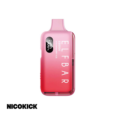 Elfbar 6K Engångs Vape - Strawberry Ice