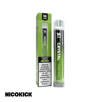 N One Crystal Engångs Vape - Double Apple