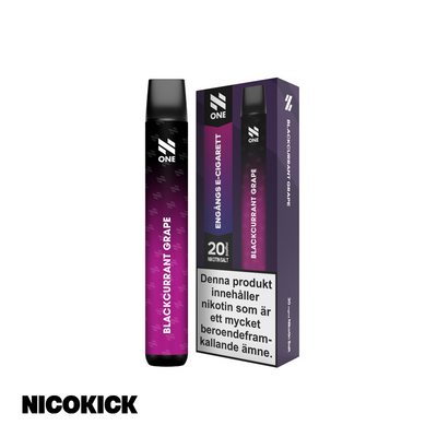 N One Engångs Vape - Blackcurrant Grape