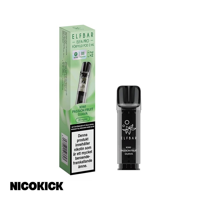 Elfa Pods - Kiwi Passion Fruit Guava (2-Pack)