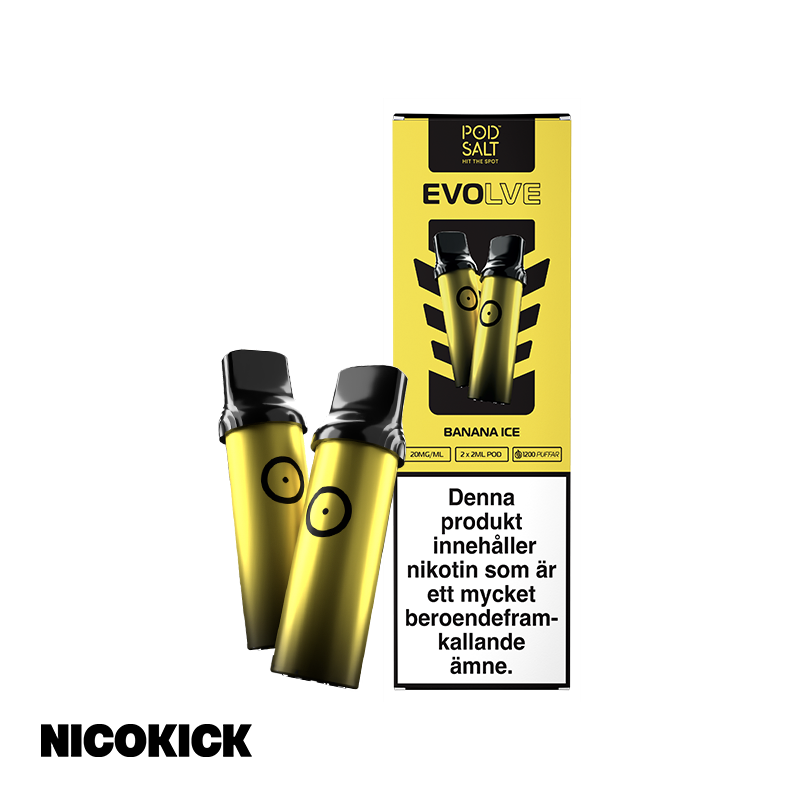 Evolve Pod - Banana Ice (2-Pack)