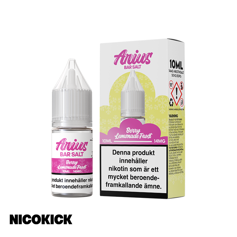 Arius Bar Salt - Berry Lemonade Frost (10ml E-juice)