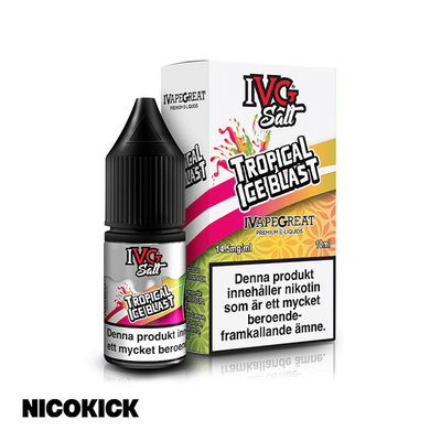 IVG Salts - Tropical Ice Blast (10ml E-juice)