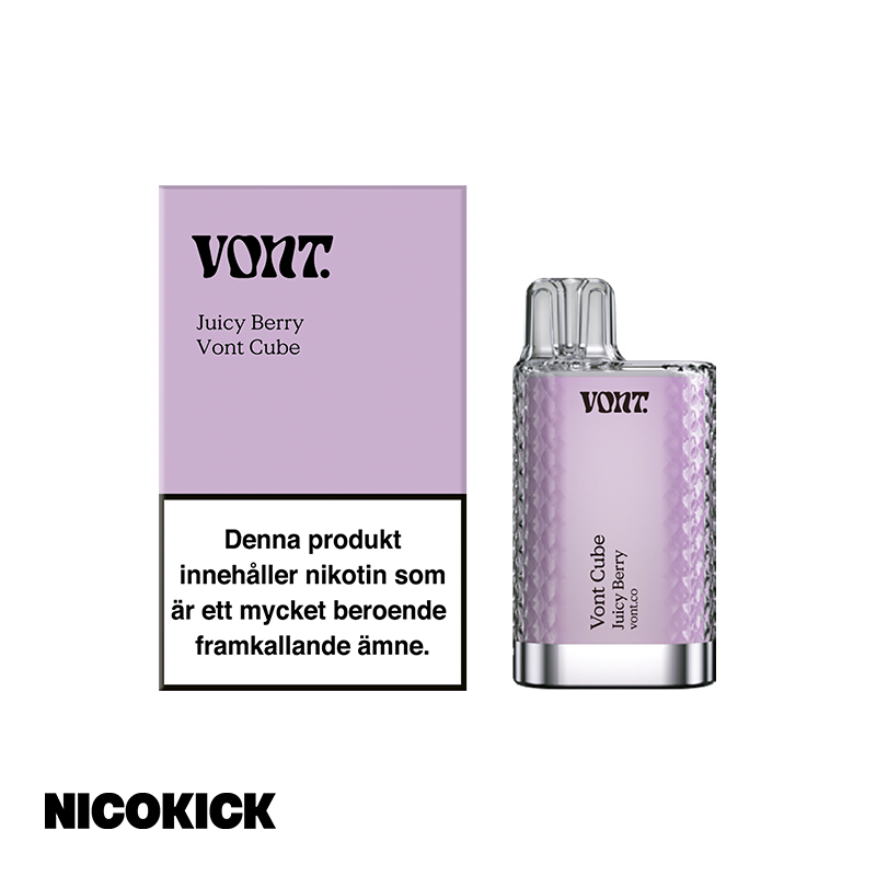 Vont Cube Engångs Vape - Juicy Berry