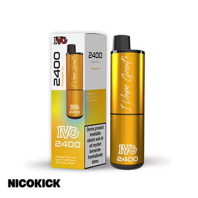 IVG 2400 4in1 Engångs Vape - Pineapple Ice