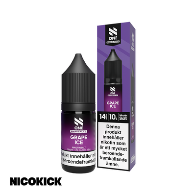 N One Salt - Grape Ice (10ml E-juice)