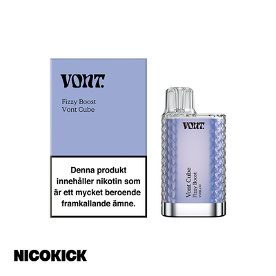 Vont Cube Engångs Vape - Fizzy Boost