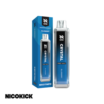 N One Crystal Zero Engångs Vape - Blueberry