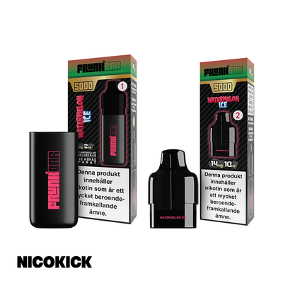Frunk Bar 5000 Engångs Vape - Watermelon Ice