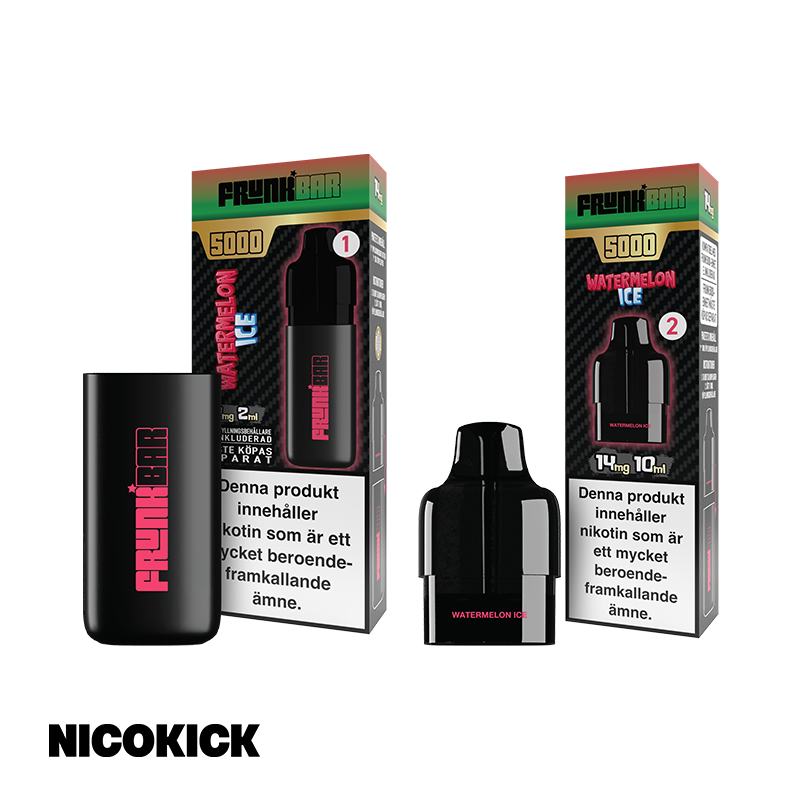 Frunk Bar 5000 Engångs Vape - Watermelon Ice