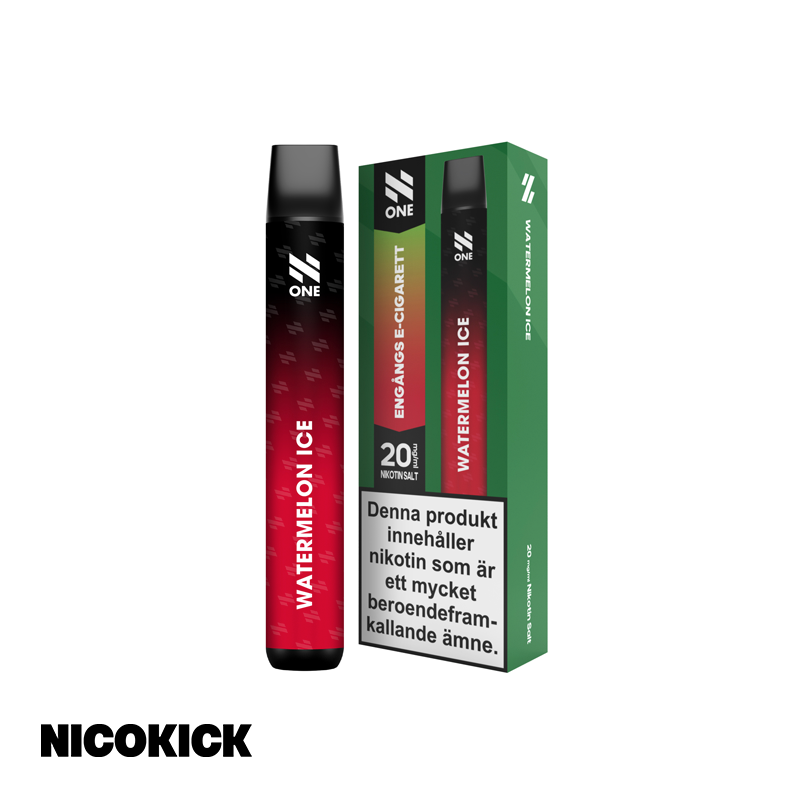N One Engångs Vape - Watermelon Ice