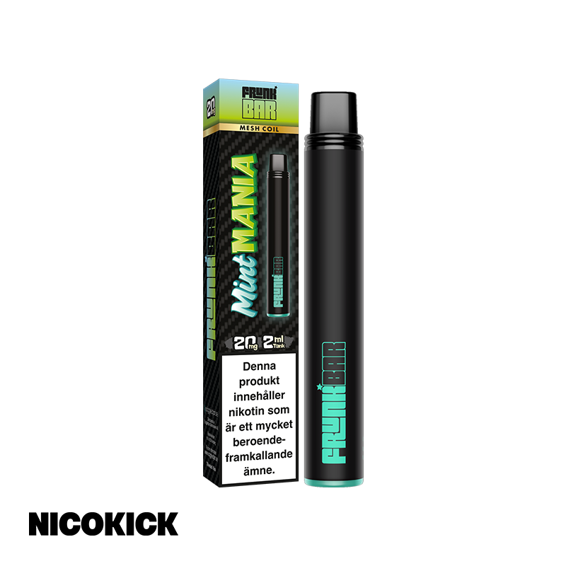 Frunk Bar Engångs Vape - Mint Mania