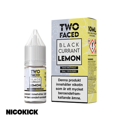 Two Faced - Blackcurrant Lemon (10ml E-juice)