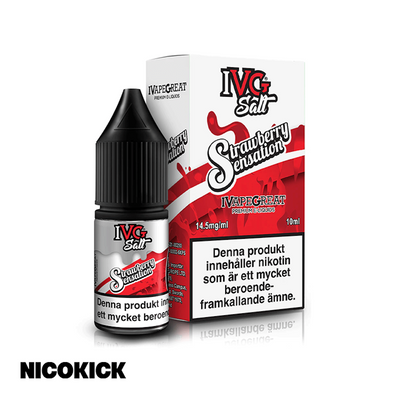 IVG Salts - Strawberry Sensation (10ml E-juice)