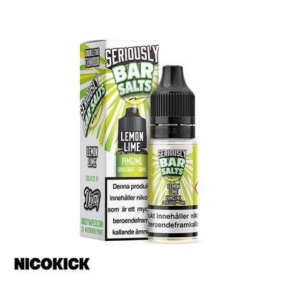 Seriously Bar Salts - Lemon Lime (10ml E-juice)