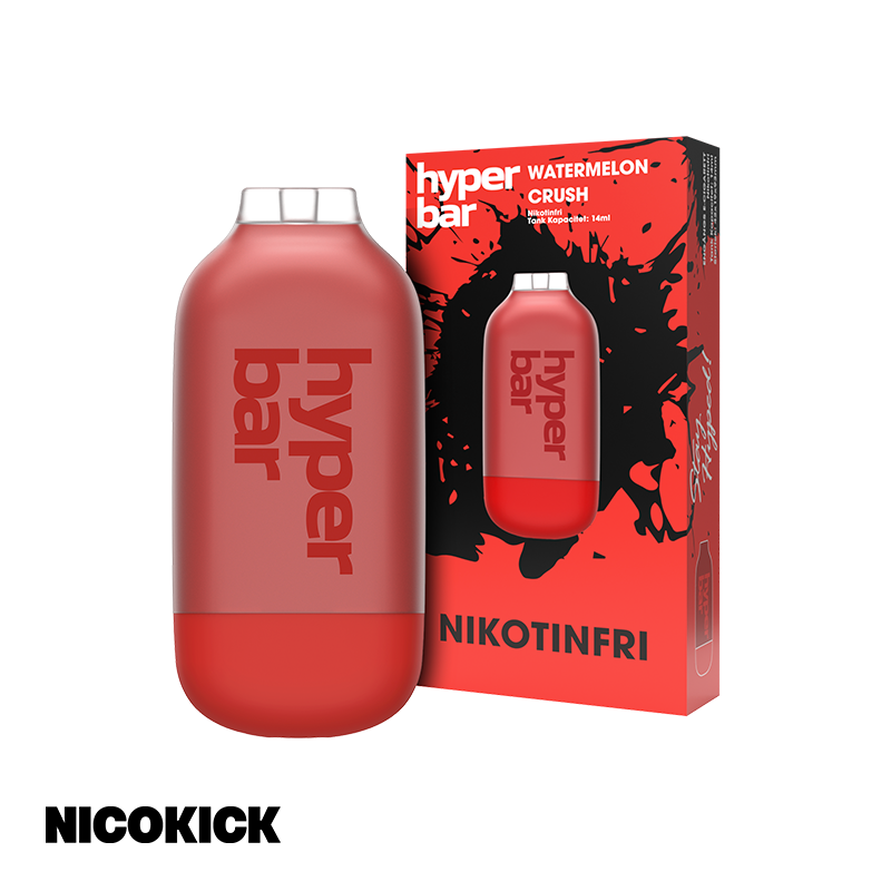 Hyper Bar Zero Engångs Vape - Watermelon Crush