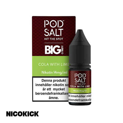 Pod Salt Fusion - Cola With Lime (10ml E-juice)