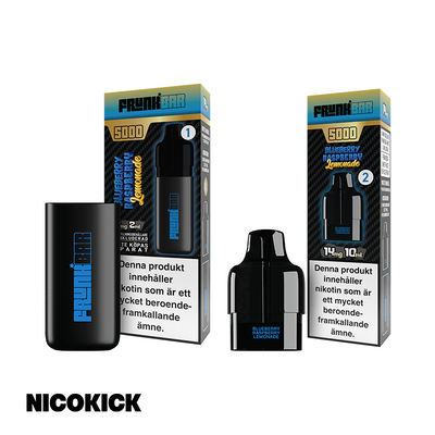 Frunk Bar 5000 Engångs Vape - Blueberry Raspberry Lemonade