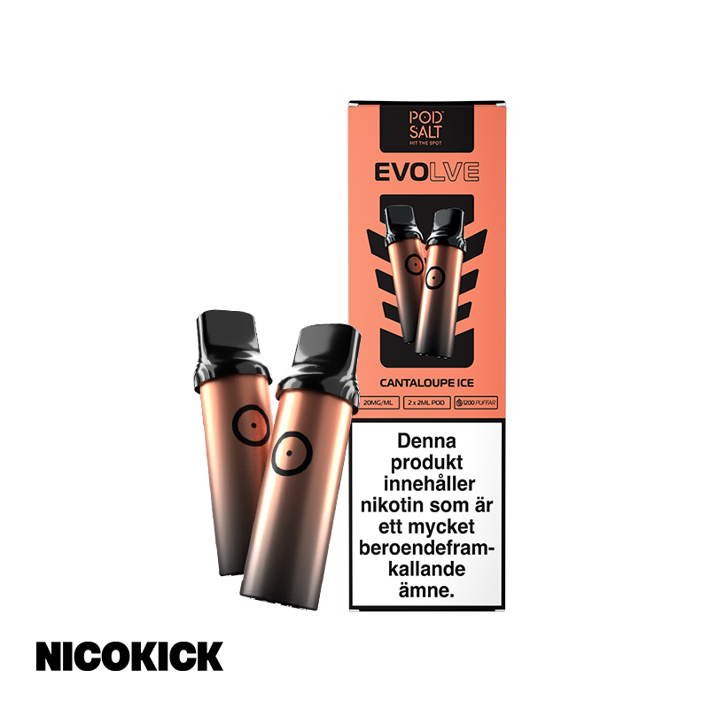 Evolve Pod - Cantaloupe Ice (2-Pack)