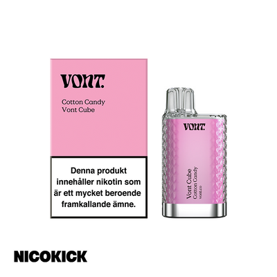 Vont Cube Engångs Vape - Cotton Candy