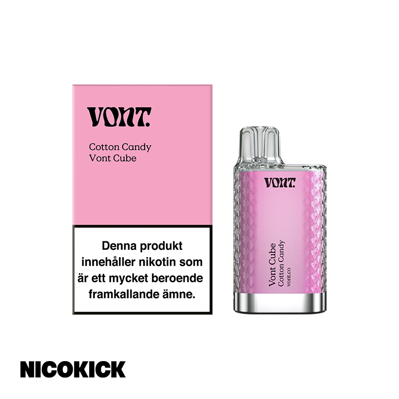 Vont Cube Engångs Vape - Cotton Candy