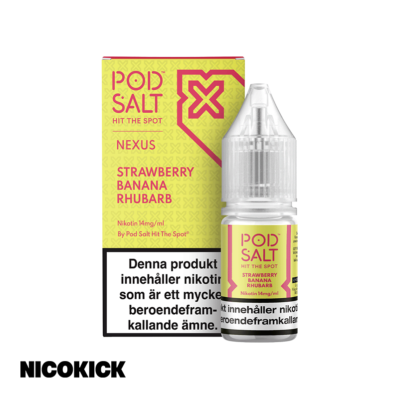 Nexus - Strawberry Banana Rhubarb (10ml E-juice)