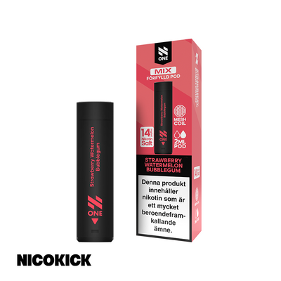 N One 6in1 Pod - Strawberry Watermelon Bubblegum
