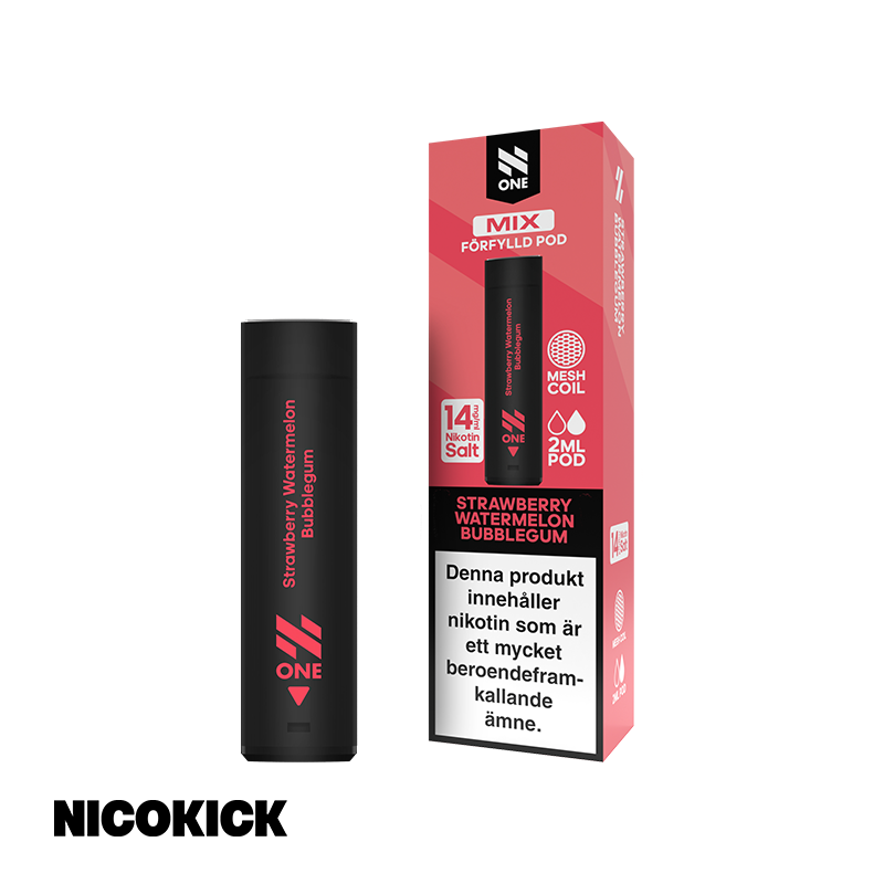 N One 6in1 Pod - Strawberry Watermelon Bubblegum