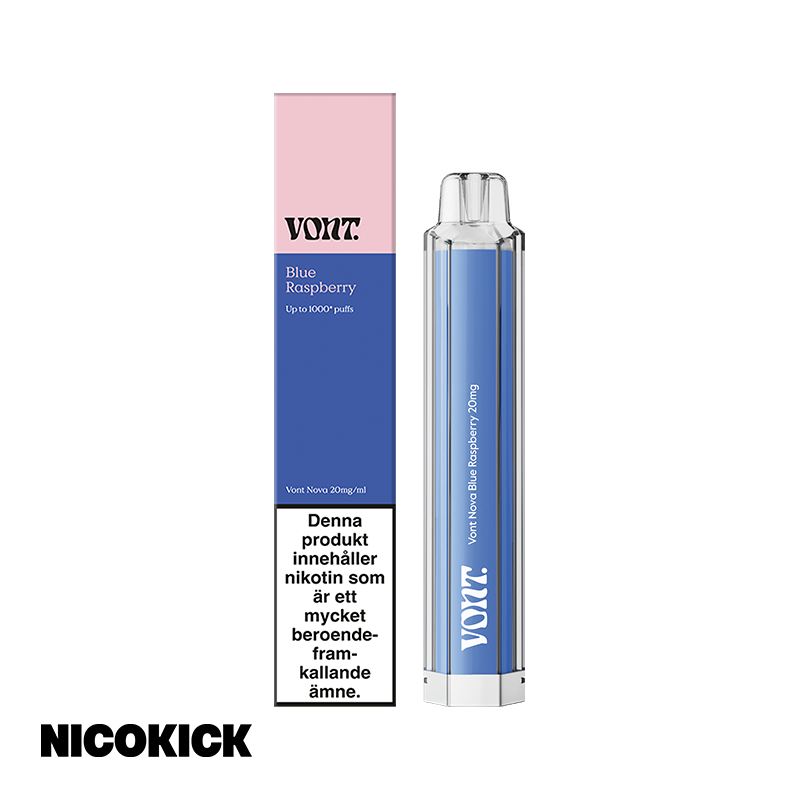 Vont Nova Engångs Vape - Blue Raspberry