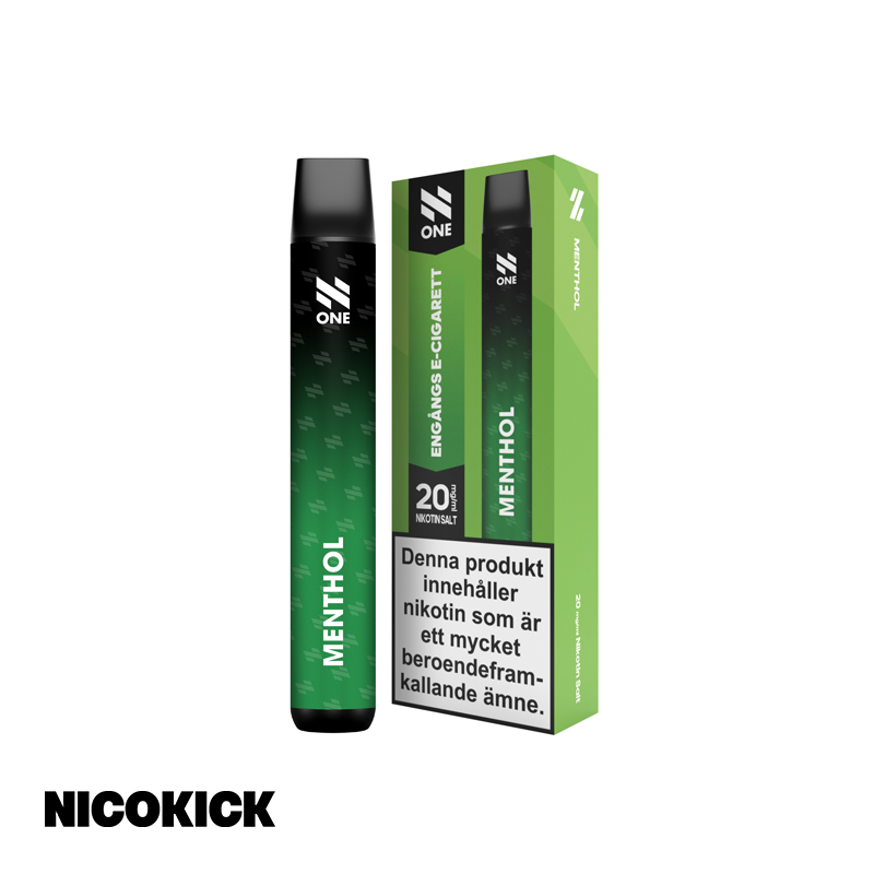 N One Engångs Vape - Menthol