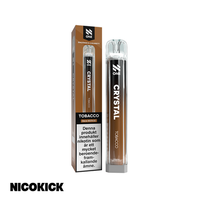 N One Crystal Engångs Vape - Tobacco