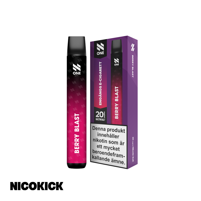 N One Engångs Vape - Berry Blast