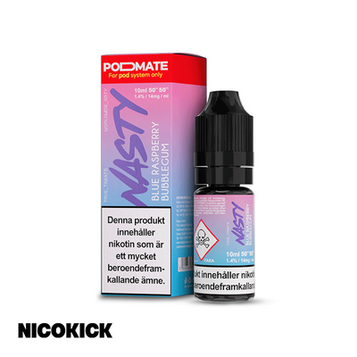 Nasty Salt - Blue Raspberry Bubblegum (10ml E-juice)