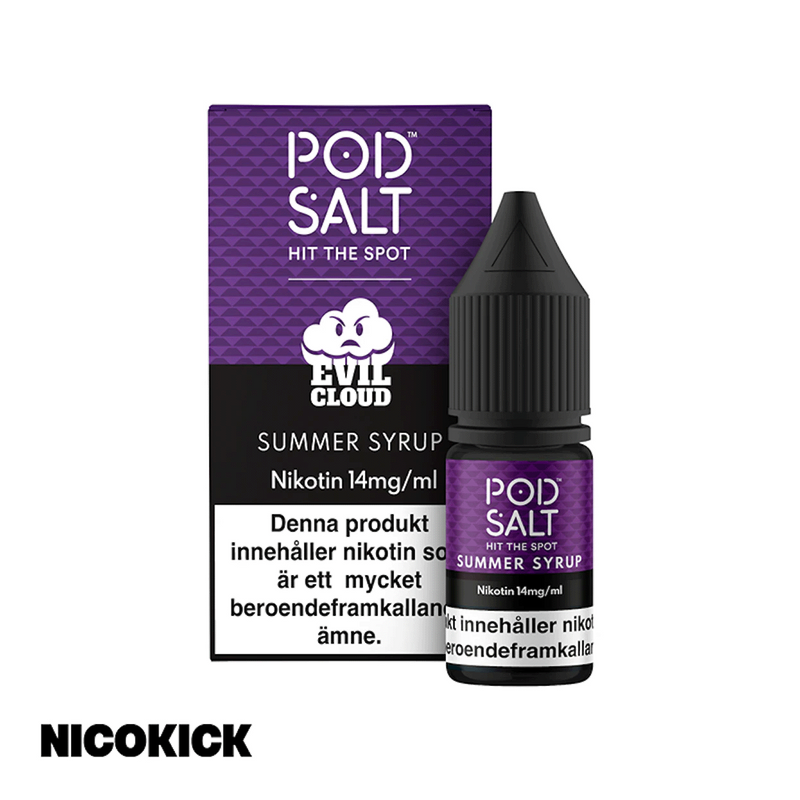 Pod Salt Fusion - Summer Syrup (10ml E-juice)