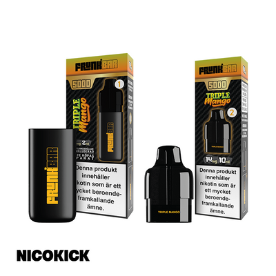 Frunk Bar 5000 Engångs Vape - Triple Mango