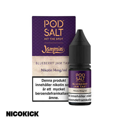 Pod Salt Fusion - Blueberry Jam Tart (10ml E-juice)