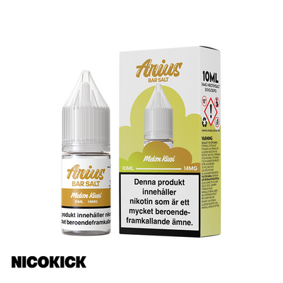 Arius Bar Salt - Melon Kiwi (10ml E-juice)