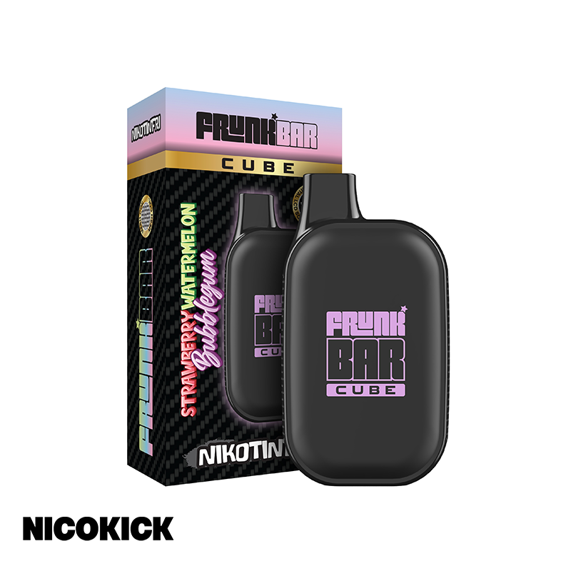 Frunk Bar Cube Zero Engångs Vape - Strawberry Watermelon Bubblegum
