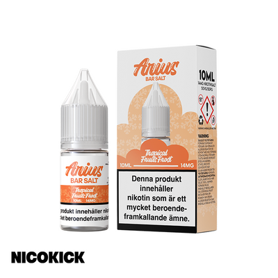 Arius Bar Salt - Tropical Fruit Frost (10ml E-juice)